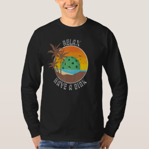 T-shirt Détendez-Vous Faire Dink Pickleball Joueur Papa Jo