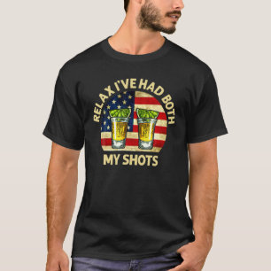T-shirt Détendez-vous J'ai eu les deux mes chaussures drôl