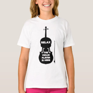 T-shirt Détendez-vous Le Joueur de violon est ici