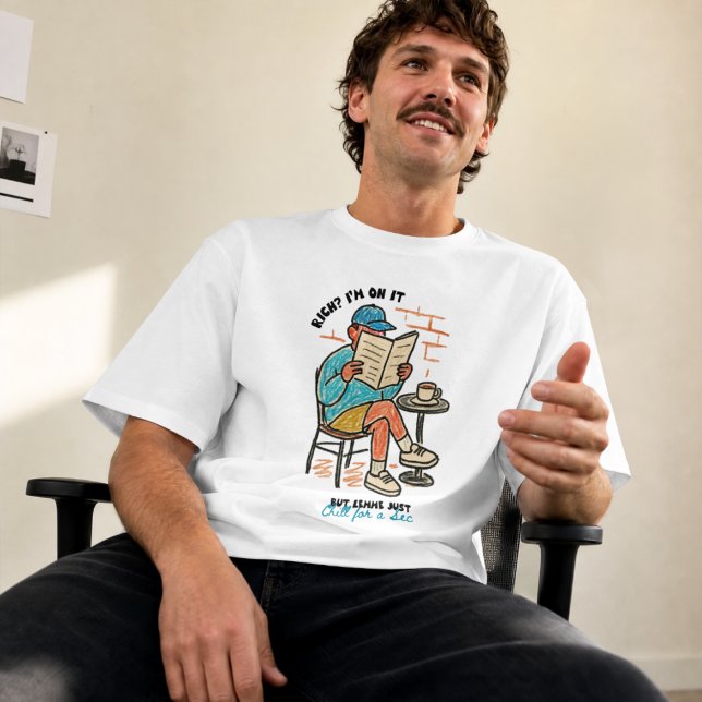 T-shirt Détendez-vous un instant – Lecture et café (Créateur téléchargé)