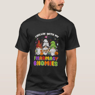 T-shirt Détente avec mes gnomes de pharmacie Gnome Hallowe