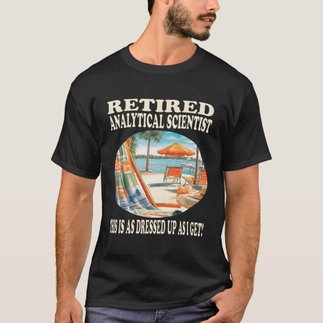 T-shirt Détente d'analyste à la retraite (Devant)