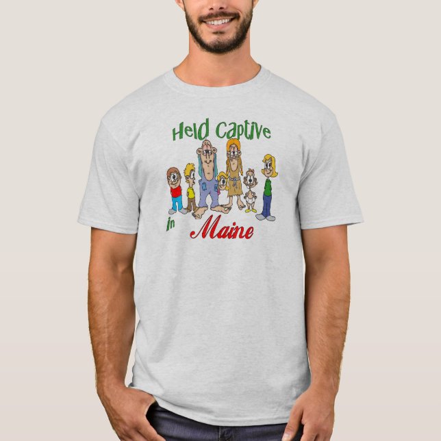 T-shirt détenu captif dans le Maine (Devant)