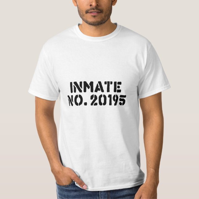 T-shirt détenu No. 20195 (Devant)