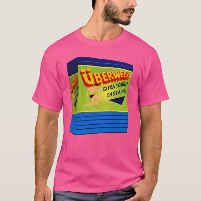 T-shirt Détergent Uberweiss rétro (Devant)