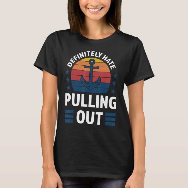 T-shirt détestent absolument sortir des bateaux Sortir des (Devant)