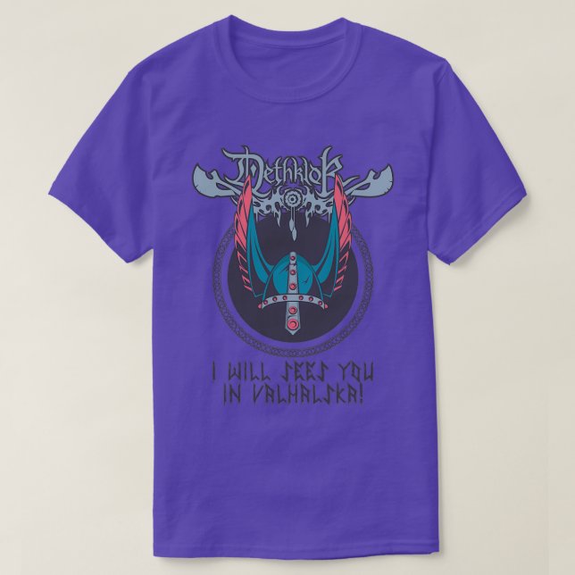 T-shirt Dethklok Je vous verrai à Valhalska (Design devant)
