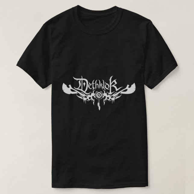 T-shirt dethklok metal rock band meilleur logo gajiumk Cla (Design devant)