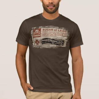 T-shirt d'étiquette de poison pour Halloween ou