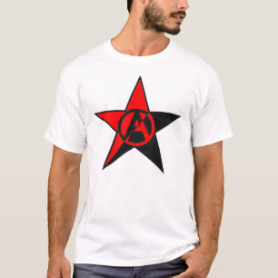 T-shirt d'étoile d'anarchosyndicalist