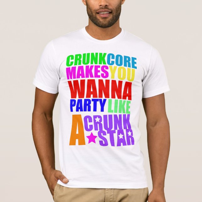 T-shirt d'étoile de Crunk (Devant)