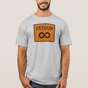 T-shirt Détours infinis à vélo