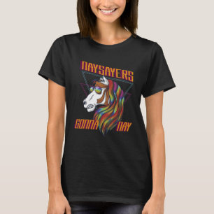 T-shirt Détracteurs vont dire non Sabots Fer à cheval Équi