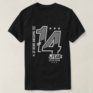 T-shirt D'Être génial 14 ans - 14e anniversaire
