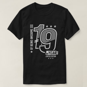 T-shirt D'Être génial 19 ans - 19e anniversaire