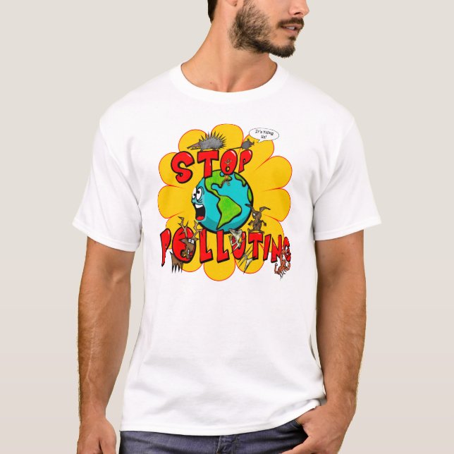 T-shirt Détresse de la terre (Devant)