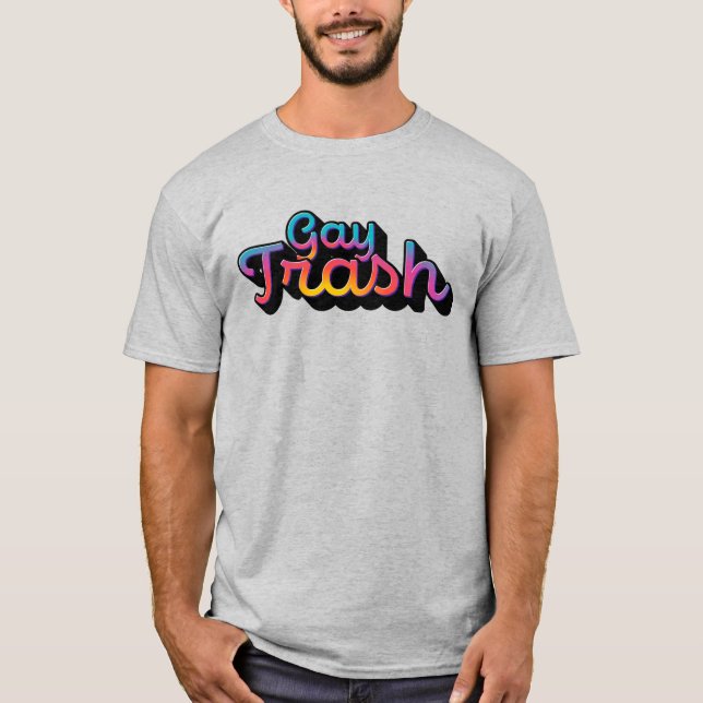 T-shirt Détritus gay (Devant)