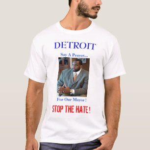 T-SHIRT DETROIT, ARRÊTENT LA HAINE !