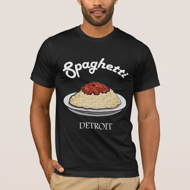 T-shirt Détroit de Spaghetti (Devant)