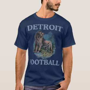 T-shirt Detroit Football Retro Camion Stop Souvenir