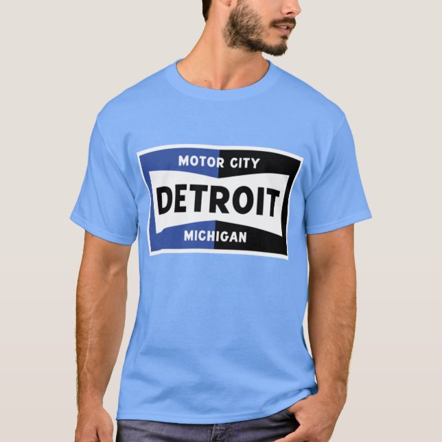 T-SHIRT DETROIT MOTOR CITY (Devant)