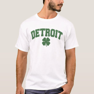 T-shirt Detroit (shamrock irlandais)