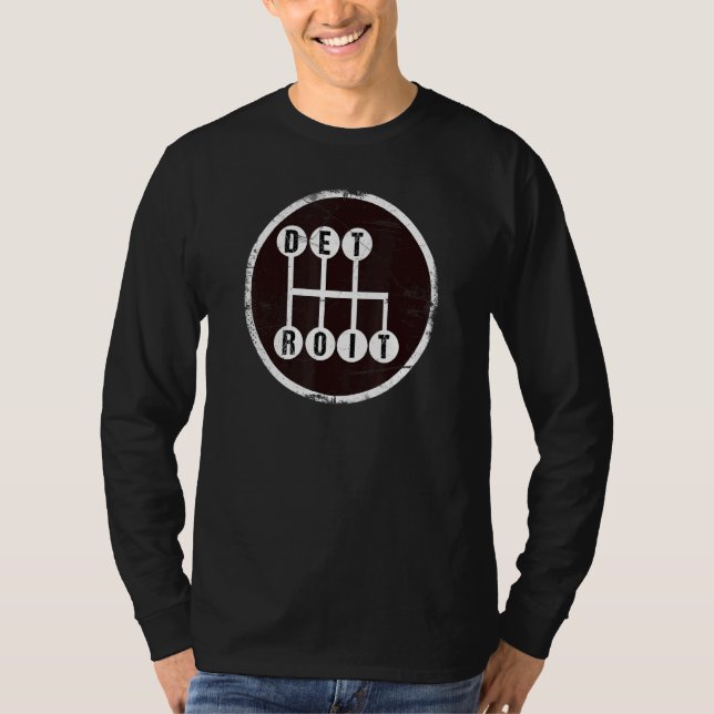 T-shirt Détroit Stick Shift (Devant)