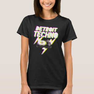 T-shirt Detroit Techno House Music Festival Favori Edm D