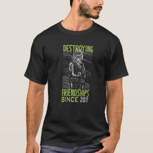 T-shirt Détruire l'amitié depuis 2011