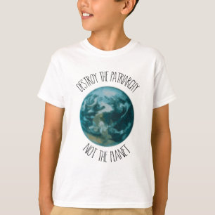 T-shirt Détruire le patriarcat féministe