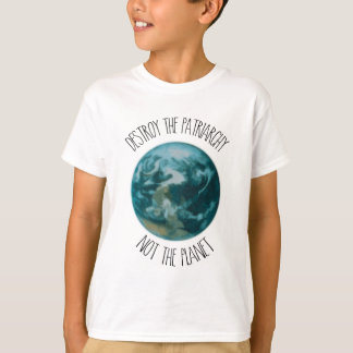 T-shirt Détruire le patriarcat féministe