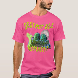 T-shirt Détruire tous les êtres humains