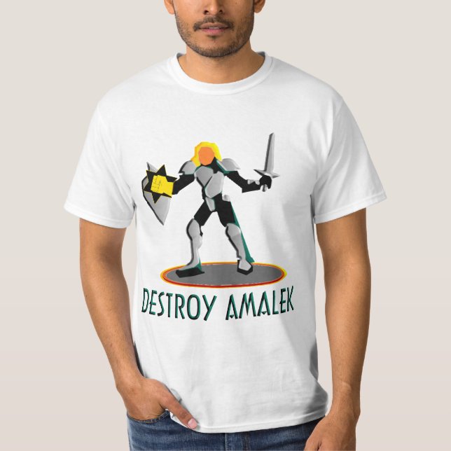 T-shirt Détruisez Amalek (Devant)