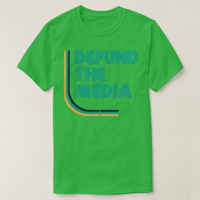 T-shirt Détruisez Les Médias (Design devant)