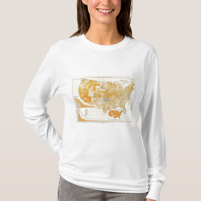 T-shirt dette de pays par habitant (Devant)
