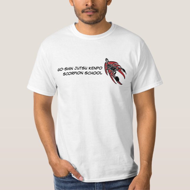 T-shirt d'étudiant d'école de scorpion (Devant)