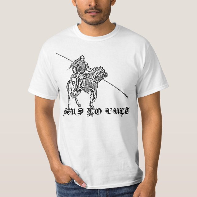 T-shirt Deus on se débarasse des Vult - le dieu le veut (Devant)