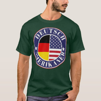 T-shirt DeutchAmerikaner Allemand Insigne Allemand América