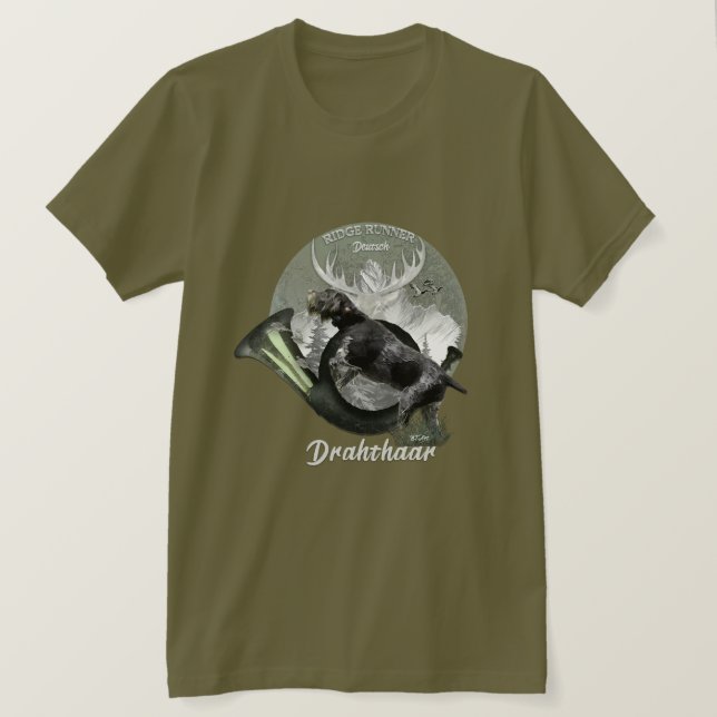 T-shirt Deutsch Drahthaar (Design devant)