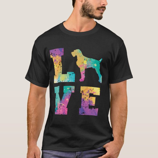 T-shirt Deutsch Drahthaar Love (Devant)