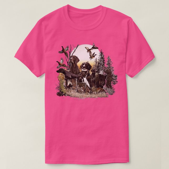 T-shirt Deutsch Kurzhaar (Design devant)