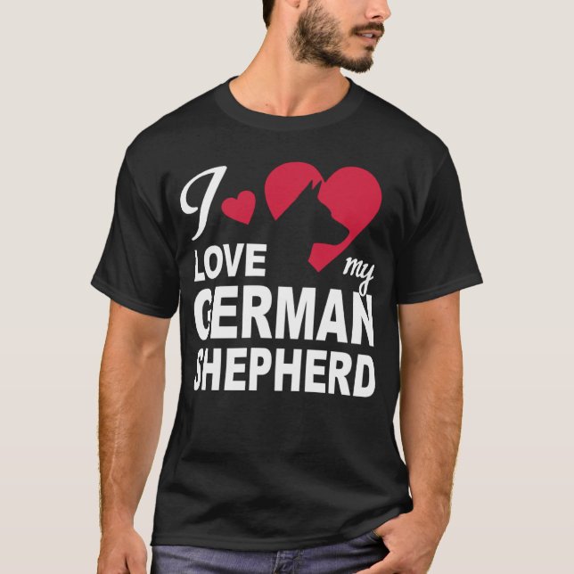 T-shirt Deutscher Schäferhund (Devant)