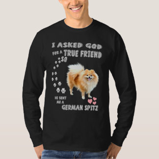 T-shirt Deutscher Spitz Mom Fluffy Dog Papa Imprimer migno