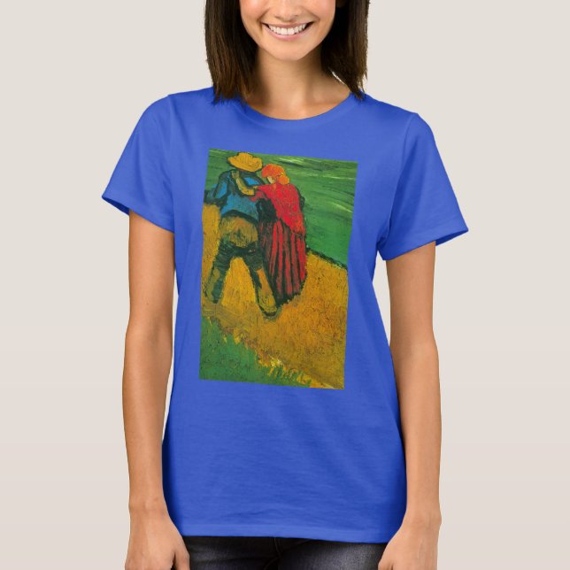 T-shirt Deux amants par Vincent van Gogh (Devant)
