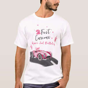 T-shirt Deux Anniversaires de Parents Curieux et Rapides