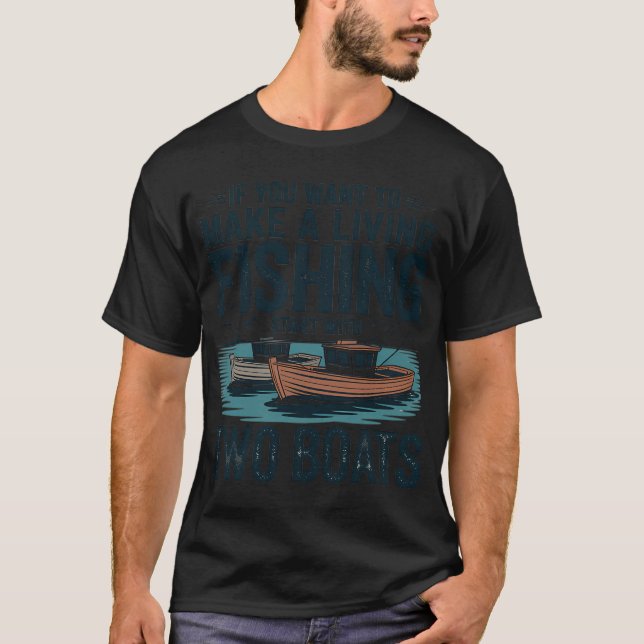 T-shirt Deux bateaux (Devant)
