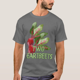 T-shirt Deux battements de cœur Pun alimentaire drôle de l