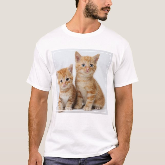T-shirt Deux chatons adorables (Devant)