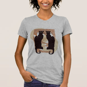 T-shirt Deux chats noirs