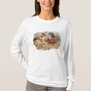 T-shirt Deux chevaliers combattant dans un paysage, c.1824